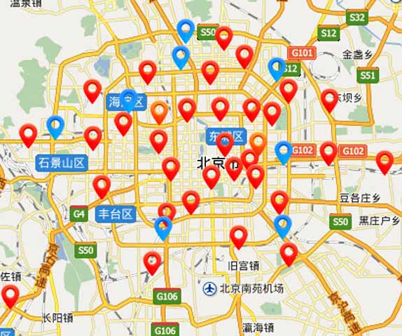 網(wǎng)點分布
